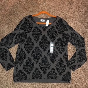 Paisley Print Sweater